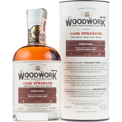 Venakki Distillery Woodwork Single Malt Whisky Douro Wine Cask Nº 8 (S.T.R) 64,6% 0,5 l (tuba)