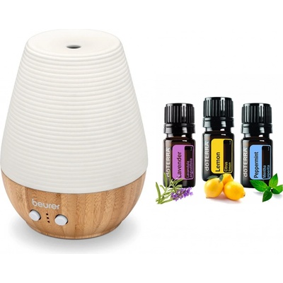 DoTerra Beurer LA 40 difúzer + DoTerra Trio esenciálnych olejov 3 x 5 ml