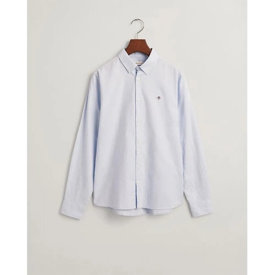 Gant Риза с дълъг ръкав Gant Shield Oxford Bd long sleeve shirt - Blue (Capri Blue)