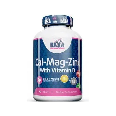 Haya Labs Витамини HAYALABS Calcium Magnesium and Zinc with Vitamin D, 90 таблетки, 81