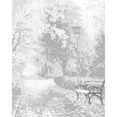 ZUTY Bodkovanie - PARK V NOVEMBRI Rámovanie: vypnuté plátno na rám, Rozmer: 40x50 cm