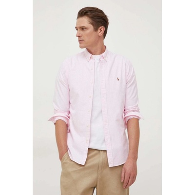 Polo Ralph Lauren pánska bavlnená košeľa slim s golierom button-down 710928924 viacfarebná