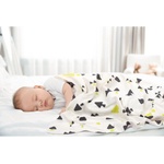 Sevibaby Одеяло От Органичен Муселин 120х100 См Цвят СИВИ ТРИЪГЪЛНИЦИ