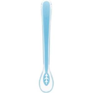 Canpol babies Силиконова лъжичка за храненe Canpol, синя (51/010_blu) - ozone