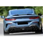  Спойлер за багажник за BMW G16 / F93 (2018+) gran coupe, V design - черен гланц (A-BMW-070)