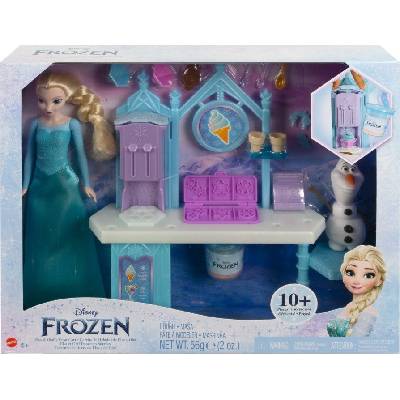 Mattel Ledové království zmrzlinový stánek s Elsou a Olafem herní set
