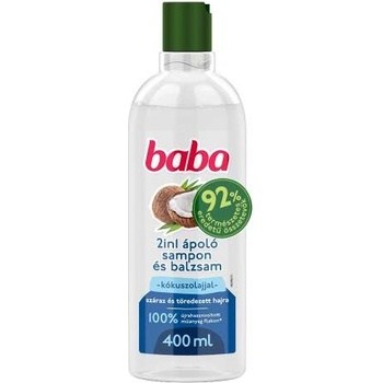 Image 1 of Baba Шампоан и балсам 2в1 с кокосово масло за суха и изтощена коса 400ml (8710447462720)