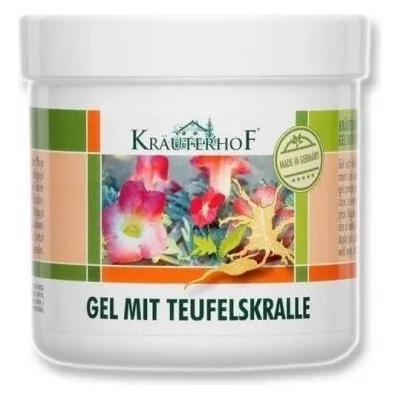 KRAUTERHOF Масажен гел с Дяволски нокът , Krauterhof Massage Gel with Devil’s Claw and Eucalyptus 250ml