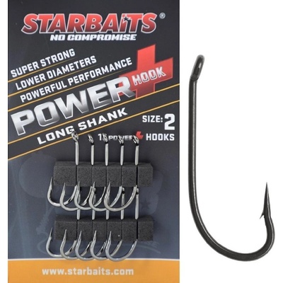Starbaits Power Long Shank vel.4 10 ks
