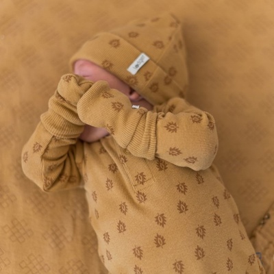 Lodger Mittens Print Rib Honey – Sleviste.cz