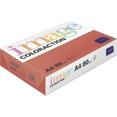 Coloraction A4, 80 g/m,2 500 listů tmavě červený