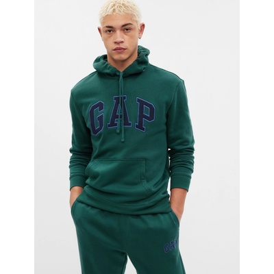 GAP 796457-01 mikina s logem a kapucí zelená