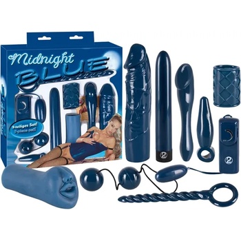 Image 1 of Orion Midnight Blue Set - Erotic Kit 9 Pieces