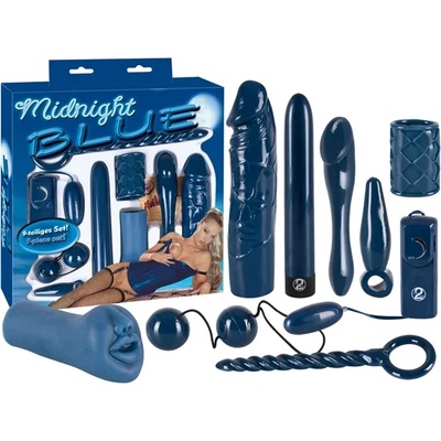 Orion Midnight Blue Set - Erotic Kit 9 Pieces
