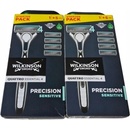 Wilkinson Sword Quattro Titanium Sensitive + 4 ks hlavic