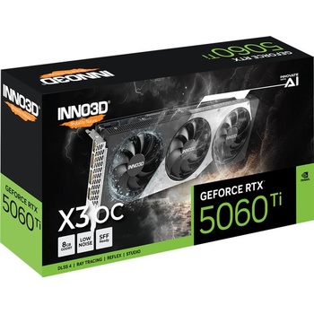 Image 1 of Inno3D GeForce RTX 5060 Ti X3 OC 8GB GDDR7 128bit (N506T3-08D7X-193075L)