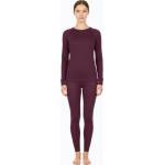 WOOLCANO Дамски комплект термо бельо WOOLCANO Merino SET0543 purple