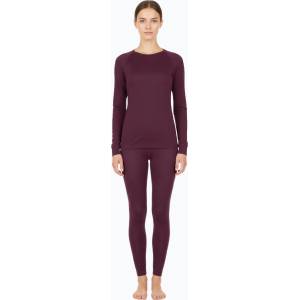 WOOLCANO Дамски комплект термо бельо WOOLCANO Merino SET0543 purple