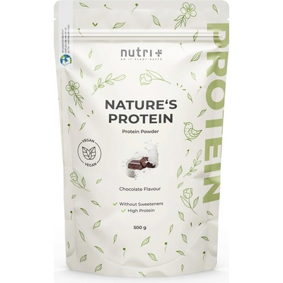 nutri + Протеинов прах Vegan Nature's - Chocolate