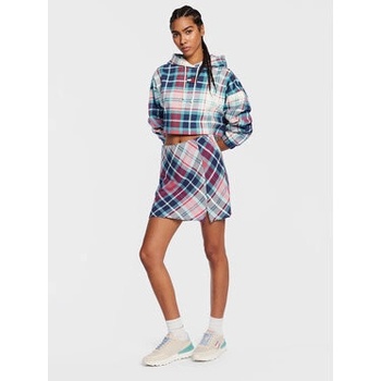 Tommy Jeans trapézová sukně Tartan DW0DW14982 Barevná