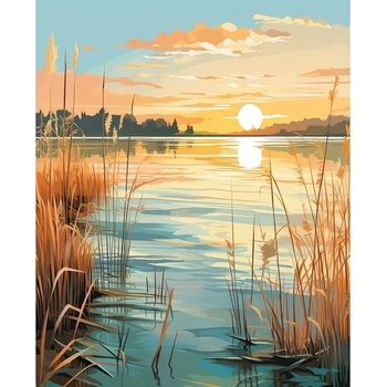 Картина за рисуване по номера 40 х 50 см. dz63173