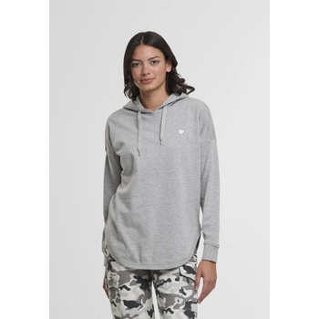Mister Tee Суичър Heart EMB Ladies Oversized Hoody grey XSUB-MST333-00111 - Камуфлаж, размер L