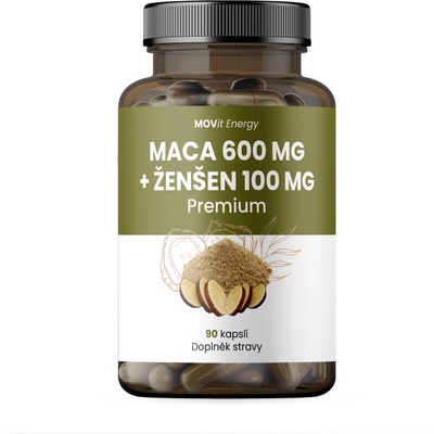Movit Maca 600 mg + Ženšen 100 mg 90 kapslí – Zboží Mobilmania