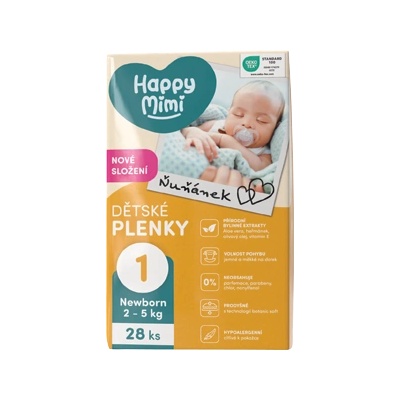 SOLVENT Import dod. PL Happy Mimi 1 (28 бр. /фол) Новородено