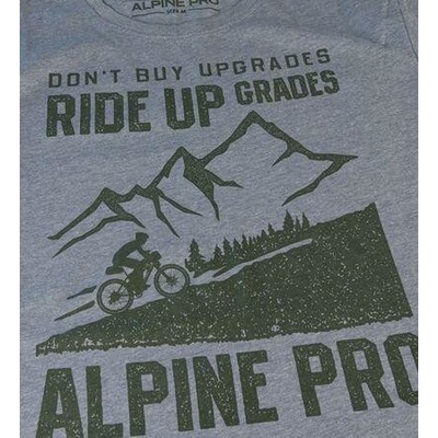 Alpine Pro triko ZEBARO MTSA862 šedá