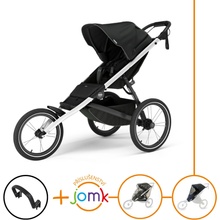 Thule Set 4v1 Glide 3 Black 2025 + madlo + JOMK pláštenka + JOMK ochranná sieť