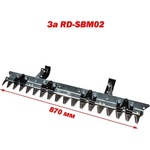 Raider Нож за палцова косачка raider rd-sbm02, 87 см, 18 зъба (075357)
