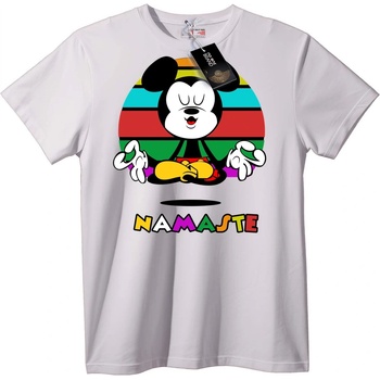 NOONEBRAND Тениска Mickey Namaste - L, Black