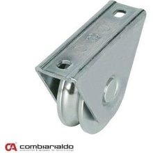 Kovoinox Kladka ø 80 mm s oporou Combi Arialdo, C902/20 profil, nosnost 200 kg