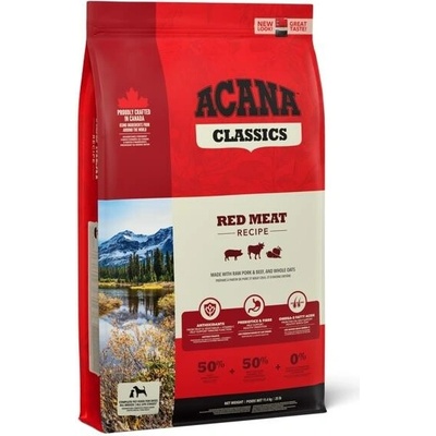 ACANA Classics Red Meat hovězí, jehněčí a vepřové 9,7 kg