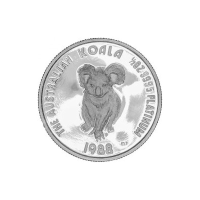 The Perth Mint platinová mince Australian Koala 1988 1/2 oz