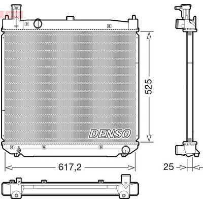 Chladič motora DENSO DRM50141