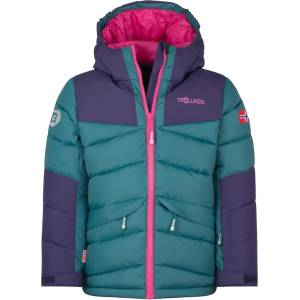 TROLLKIDS Детско синтетично яке Trollkids Girl's Narvik Jacket Pro Synthetic jacket - Midnight Petrol / Deep Violet / Dark Pink - размер 92 (EU) (703-4660-0311)