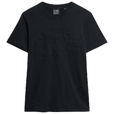 Тениска Superdry Embossed Vl short sleeve T-shirt - Black (Nautical Navy)