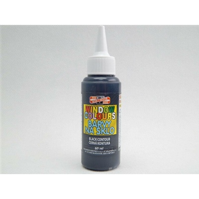 Koh-i-noor Slupovací barva na sklo 9742016 černá kontura 60ml