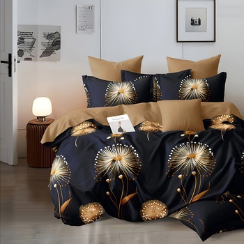 EmonaMall Двулицево спално бельо EmonaMall, 6 части - Модел S17421 (S17421-33333d)