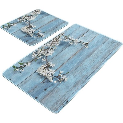 Mila Home Сини изтривалки за баня в комплект от 2 броя 60x100 cm - Mila Home (Bathmat-2li-Set81)