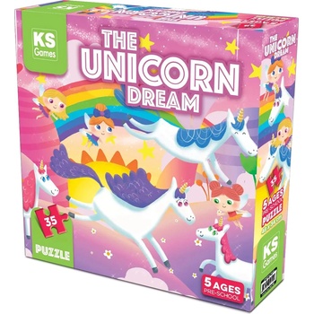 KS Games Пъзел KS Games от 35 части - Мечтата на еднорога (PRS32710)