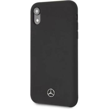 Mercedes-Benz Silicone Hard Case - силиконов (TPU) калъф за iPhone XR (черен)