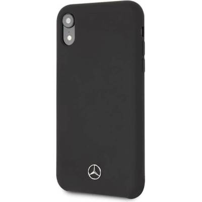 Mercedes-Benz Silicone Hard Case - силиконов (TPU) калъф за iPhone XR (черен)