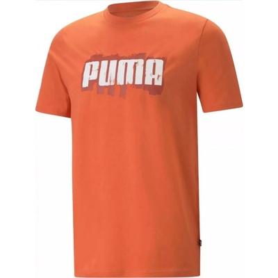 Puma pánské triko GRAPHICS WORDING TEE 674475-94 orange