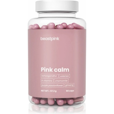 BeastPink Pink Calm kapsuly z bylín 67.2 g