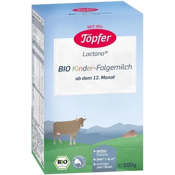 Töpfer Био мляко за малки деца Töpfer Lactana, Kinder, опаковка 500 g (4006303008053)