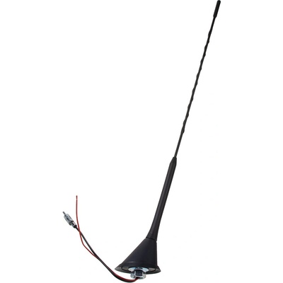 MGB aktivní FLEX 75°AM-FM anténa Škoda, VW s DIN konektorem 40cm