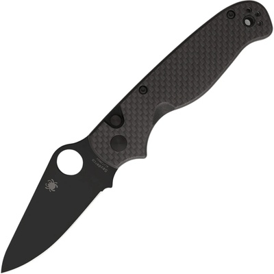 Spyderco ButtonUp Carbon Fiber Black Blade