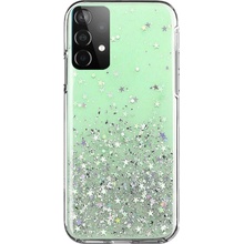 Pouzdro WOZINSKY Glitter Star Samsung Galaxy A32 5G zelené